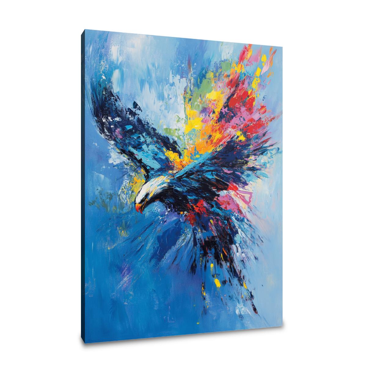 Majestic Eagle Sky Canvas