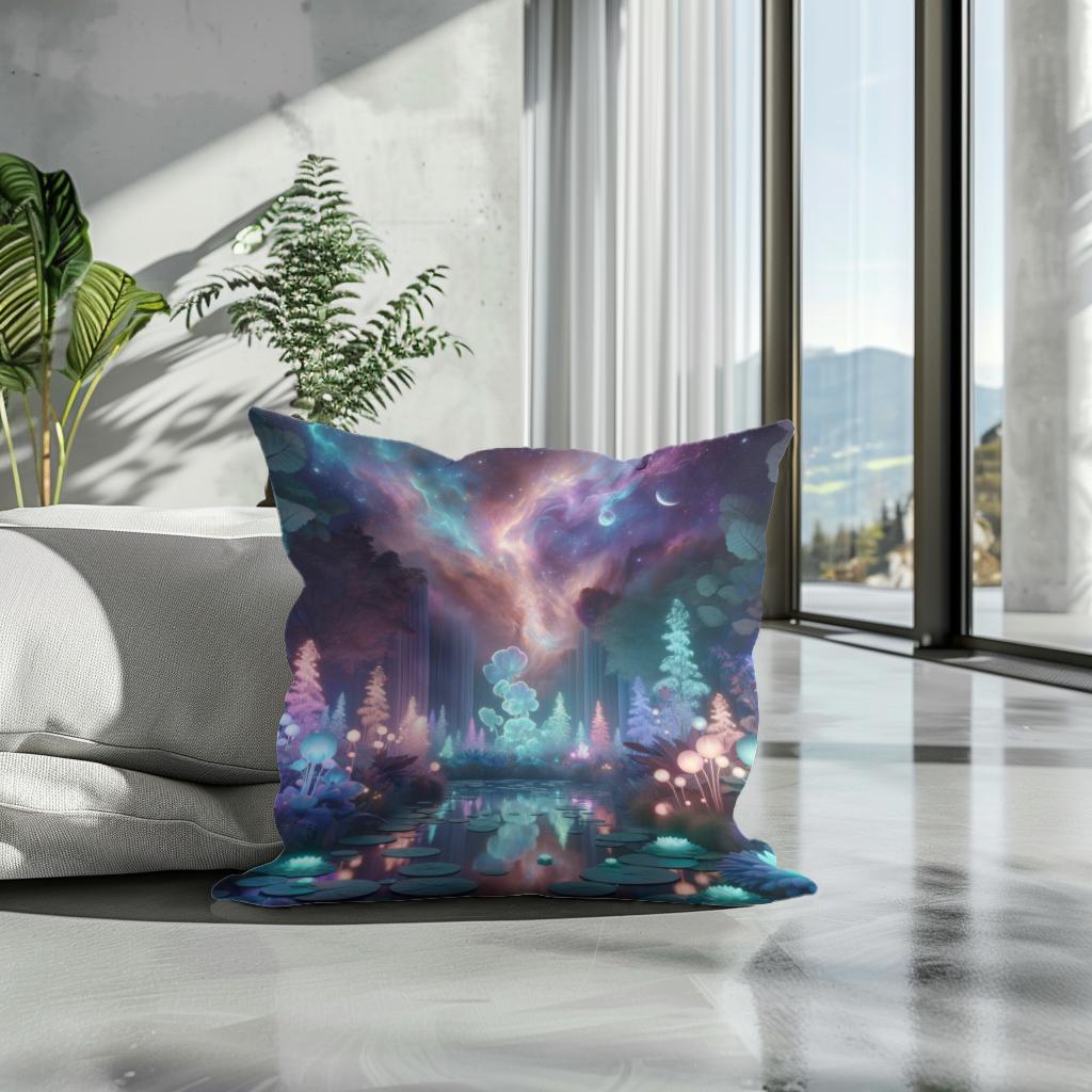 Ethereal Glow Cotton Cushion