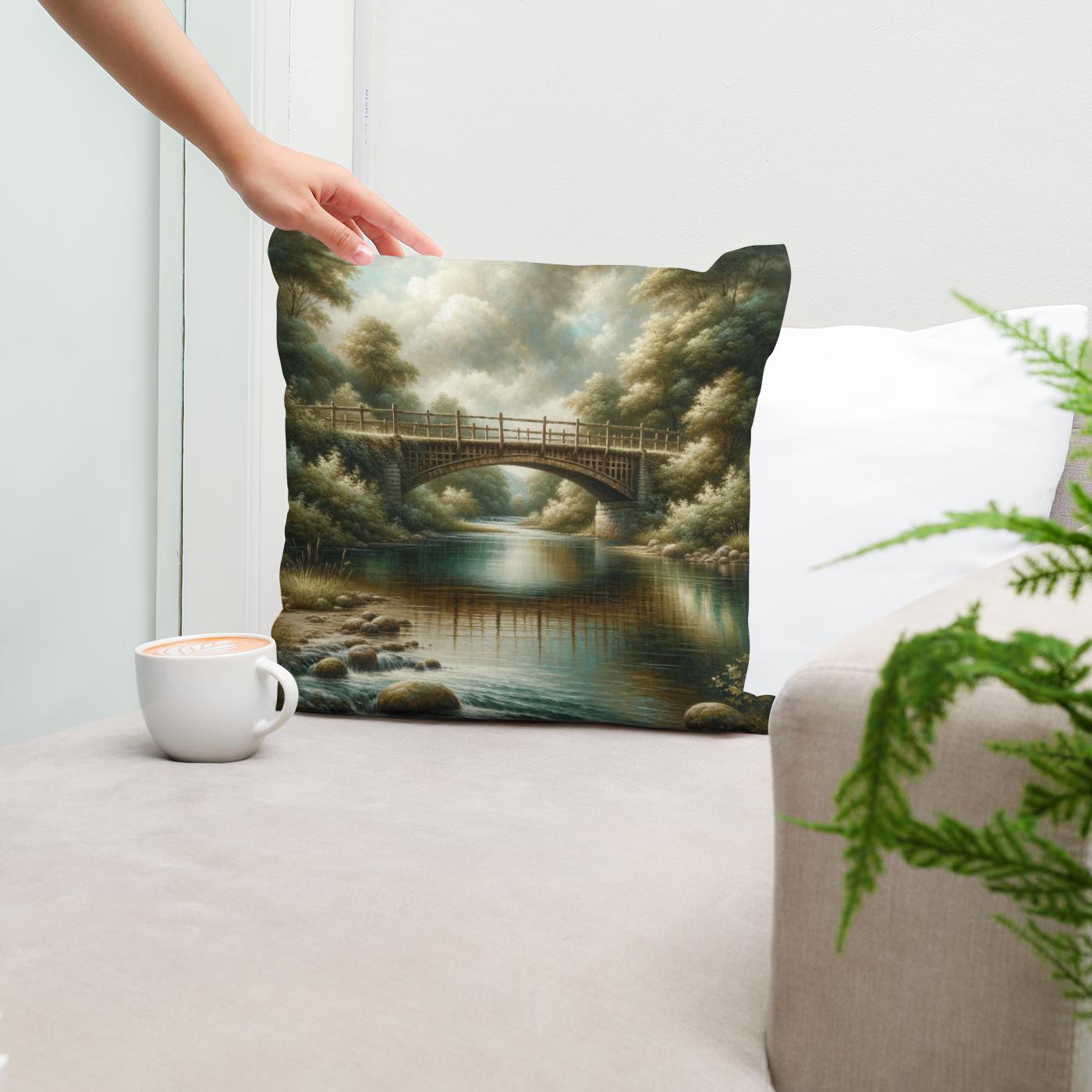 Nostalgic Echoes Cotton Cushion