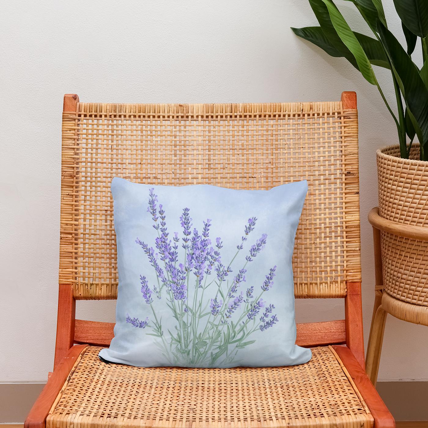 Tranquil Bloom Cotton Cushion