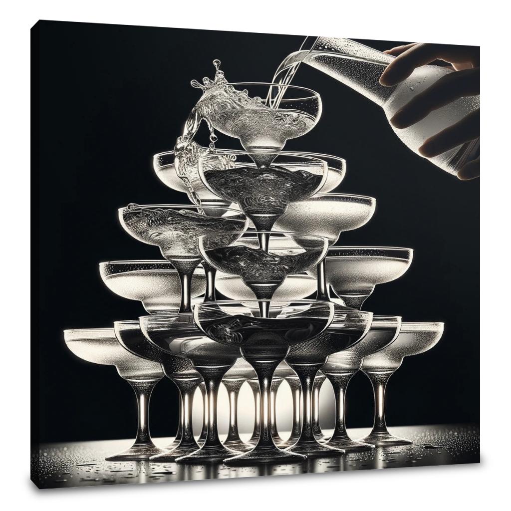 Elegance in Overflow Canvas