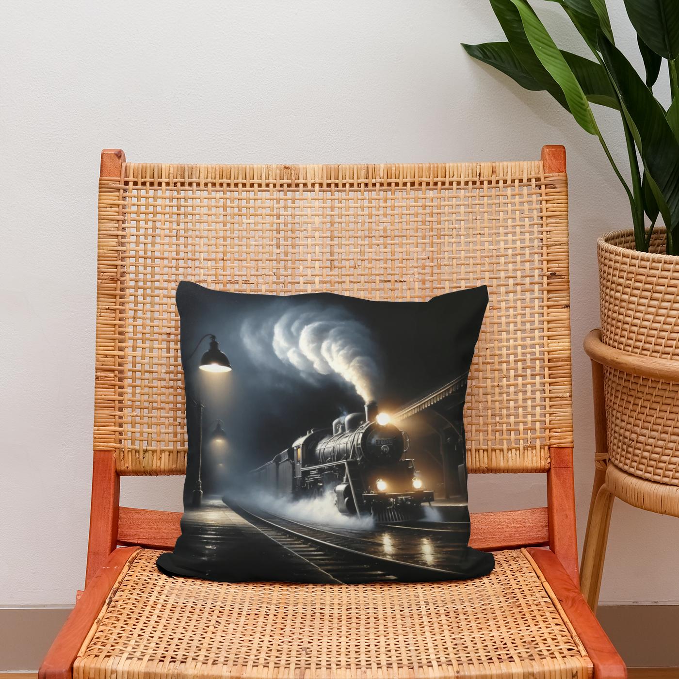 Night Departure Cotton Cushion