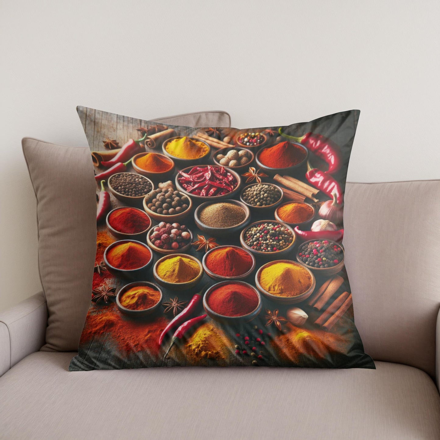 Spice Bazaar Palette Cotton Cushion