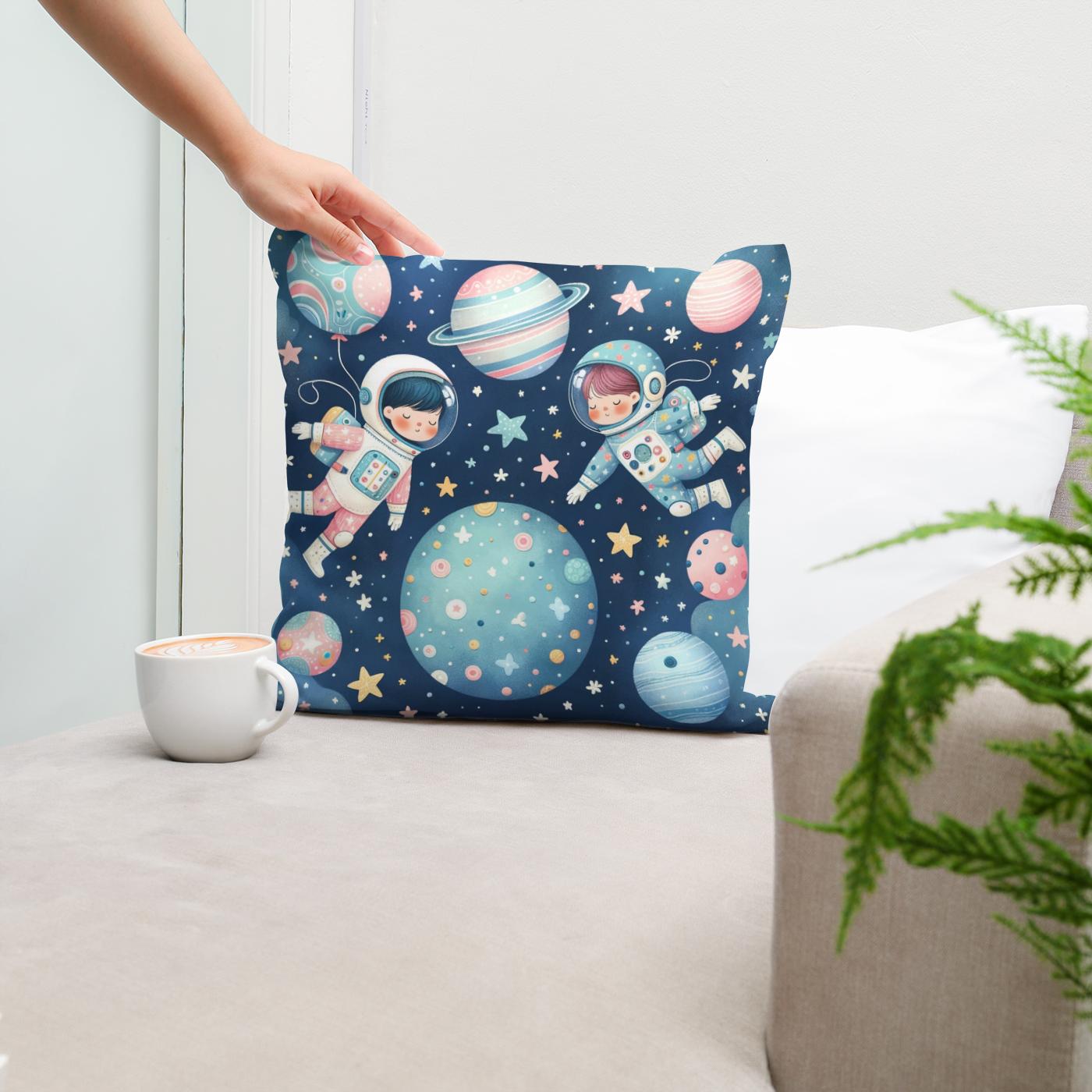 Astronaut Adventures Cotton Cushion