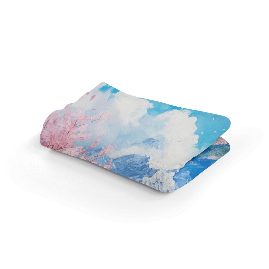 Spring Harmony Village Blanket