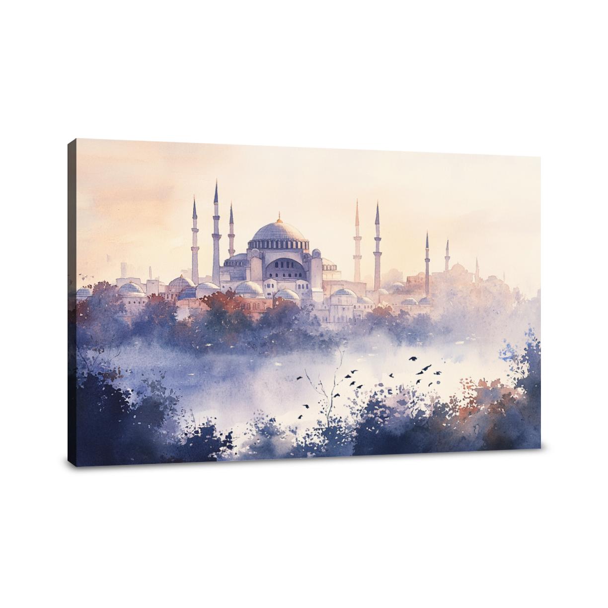 Hagia Sophia Sunrise Canvas