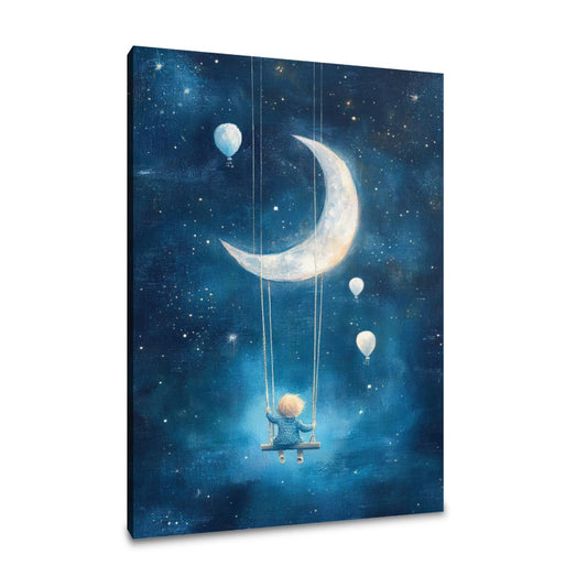 Moonlit Swing Canvas