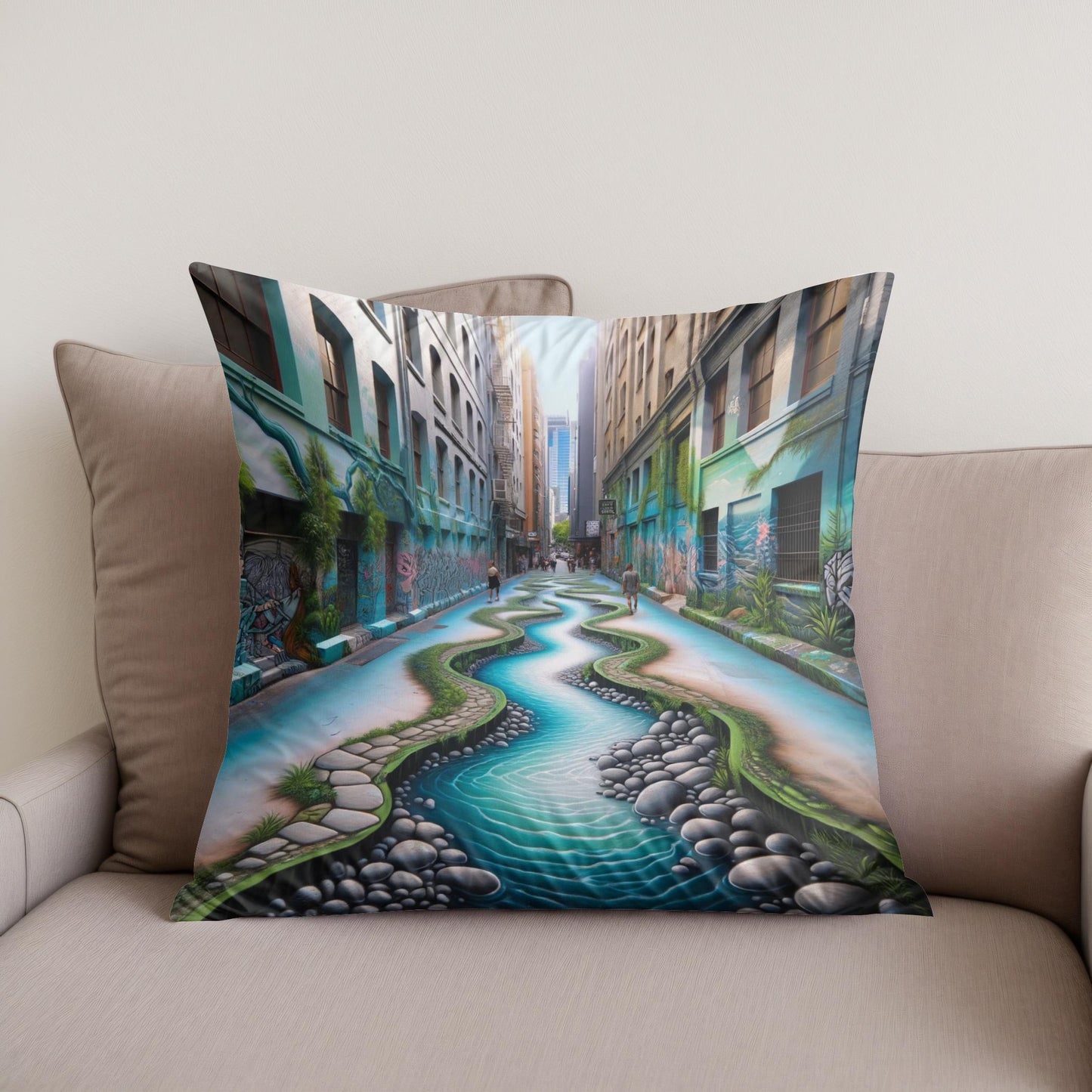 Urban Creek Cotton Cushion
