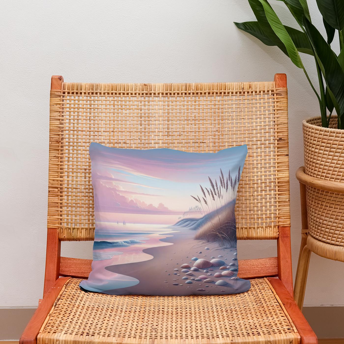 Coastal Bliss Cotton Cushion