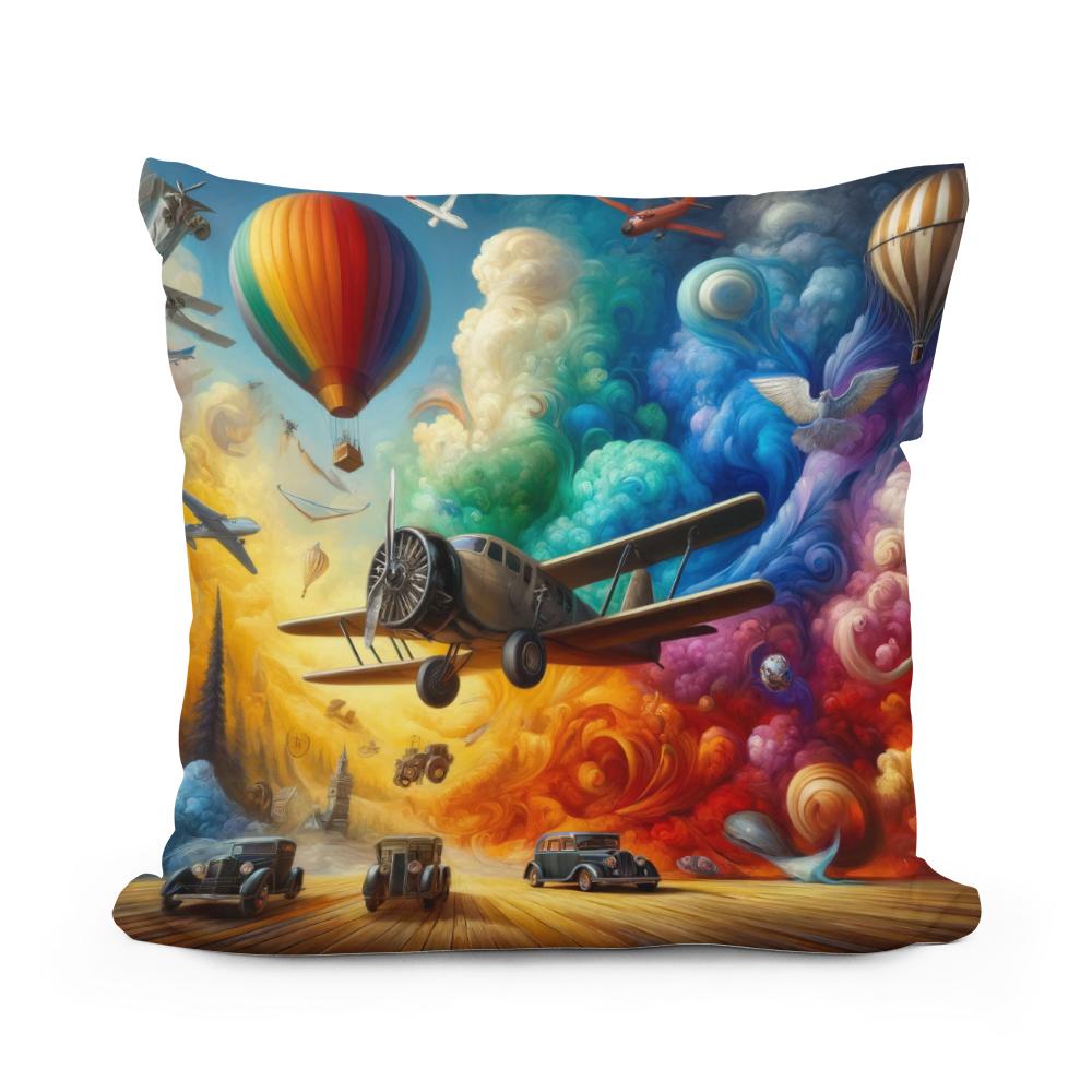 Dreams of Flight Cotton Cushion