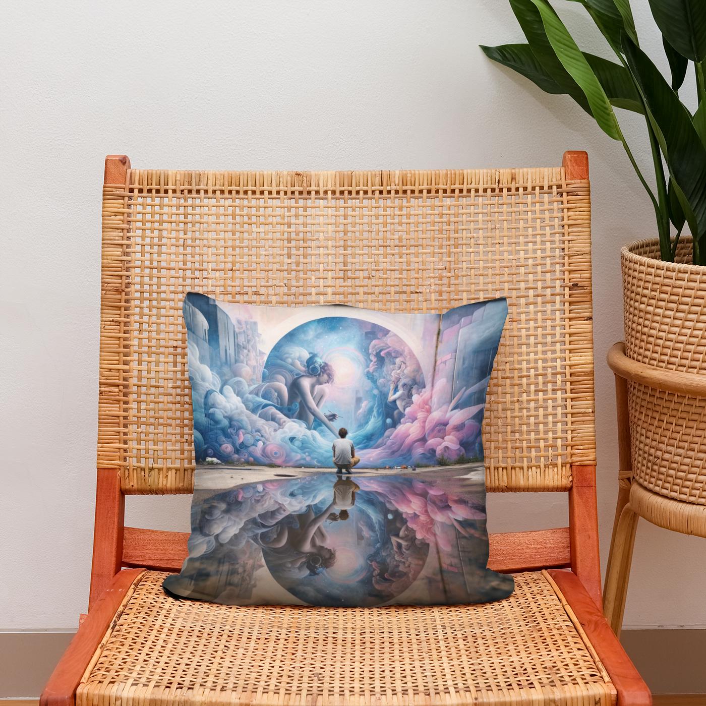 Reflections of Creativity Cotton Cushion