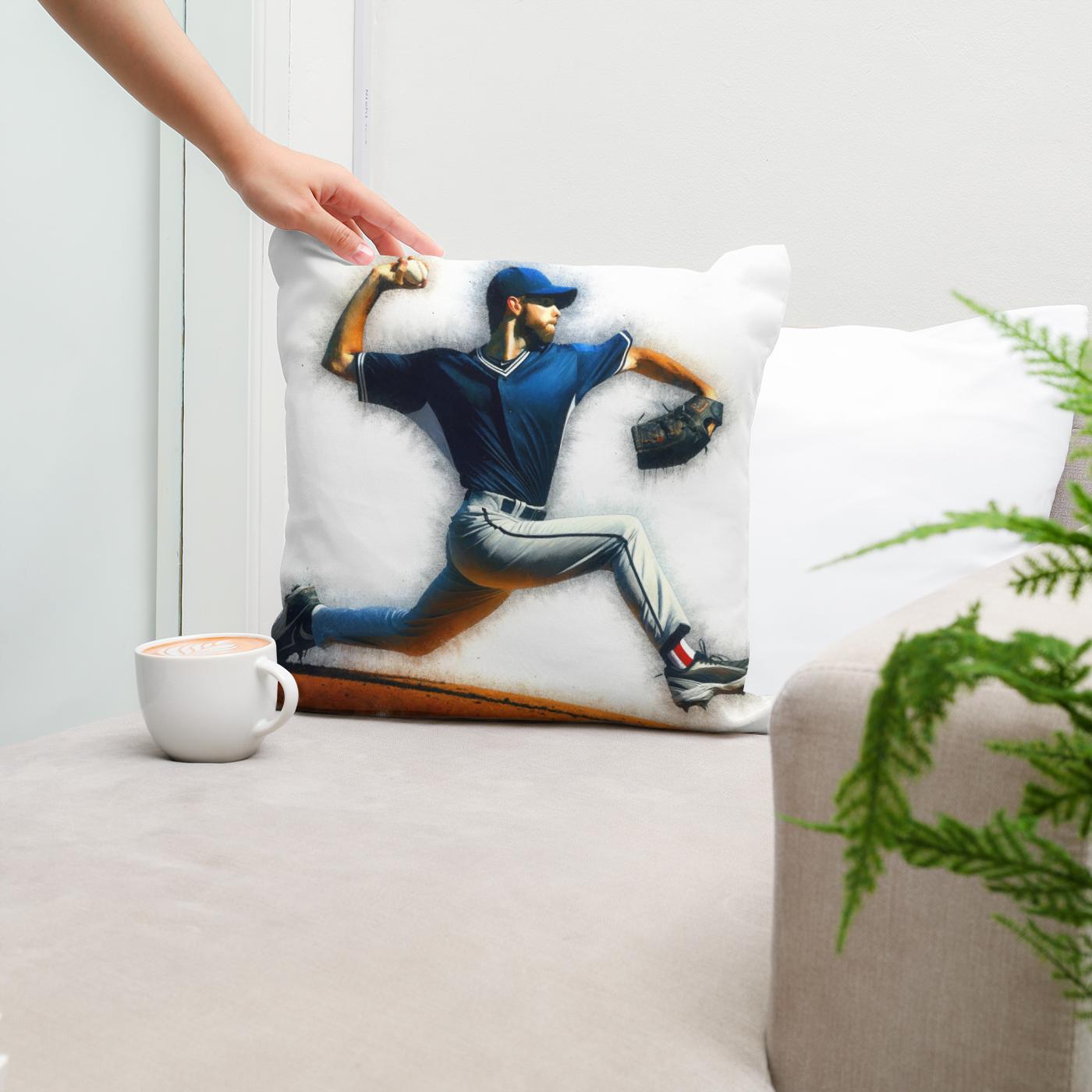 Pitcher's Moment Cotton Cushion