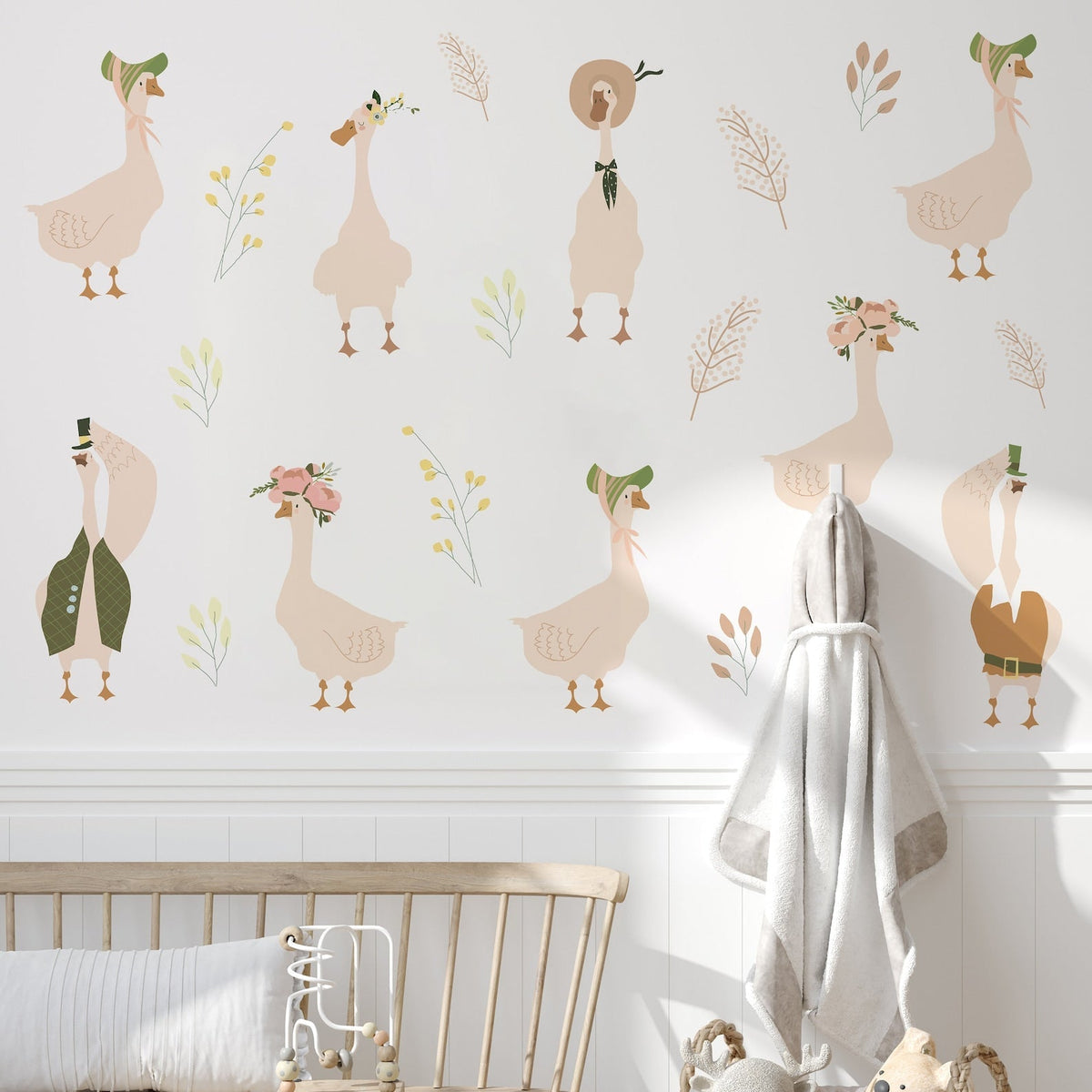 Goose Nursery Wall Decals | Geese Wall Stickers