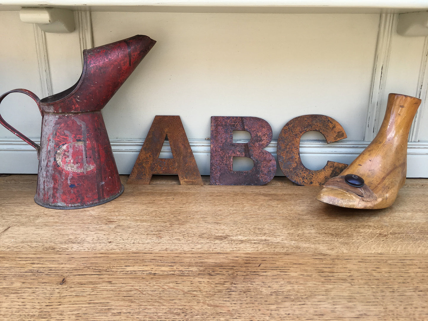 5" Fat Font Rusty Metal Letters A-Z 0-9