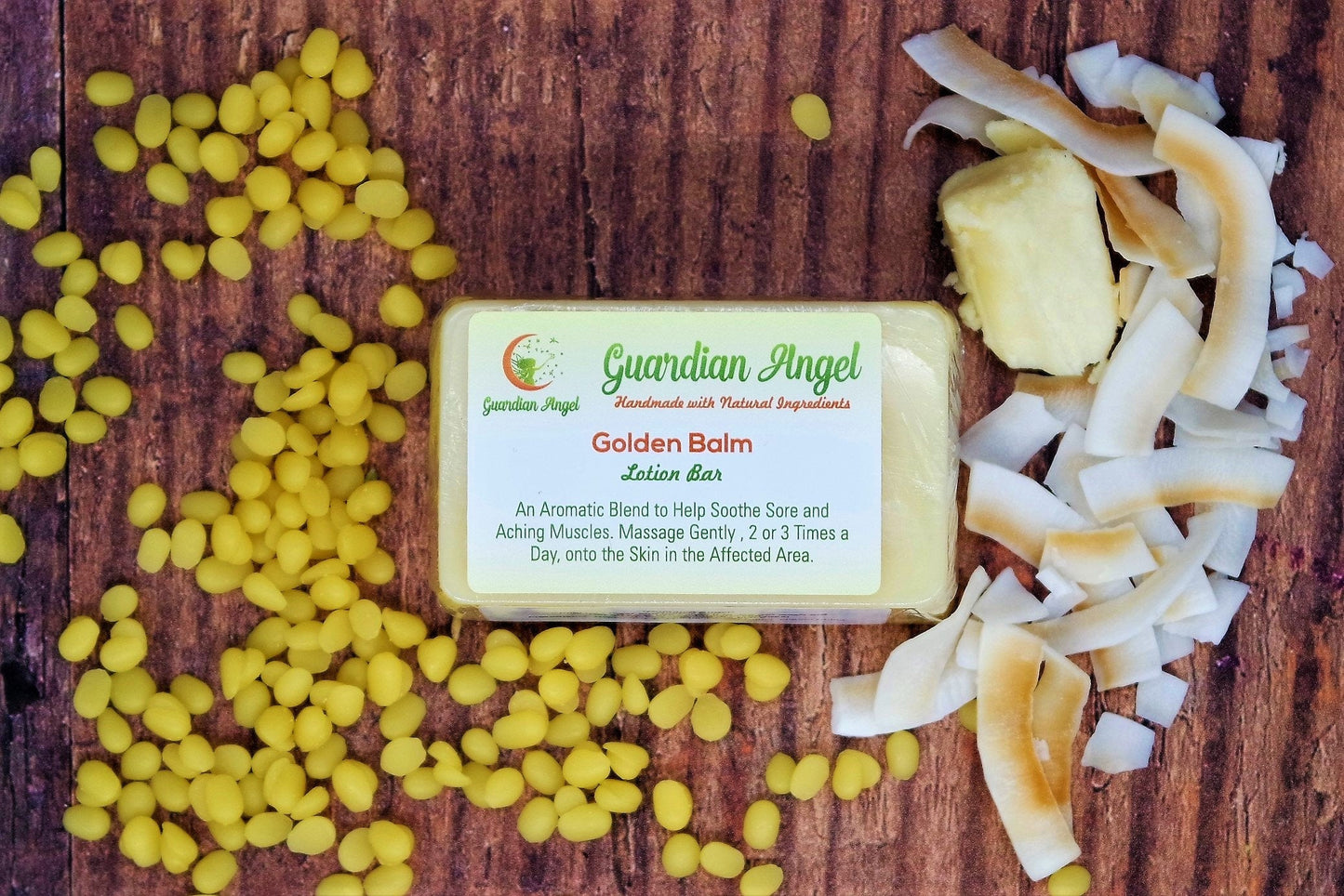 Golden Balm Pain Relief Bar-Colds and Fever, Head, Muscle and Joint Pain,