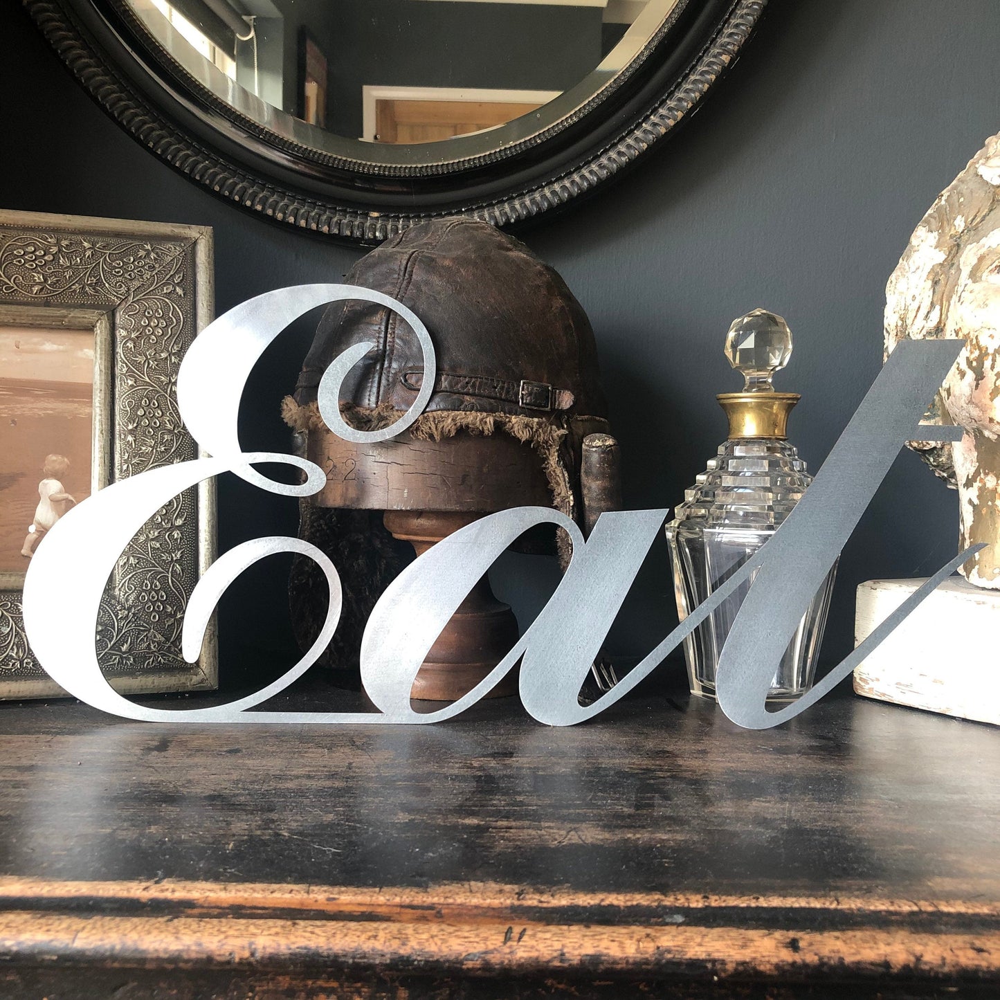 Galvanized Steel Metal Eat Wall Decoration.