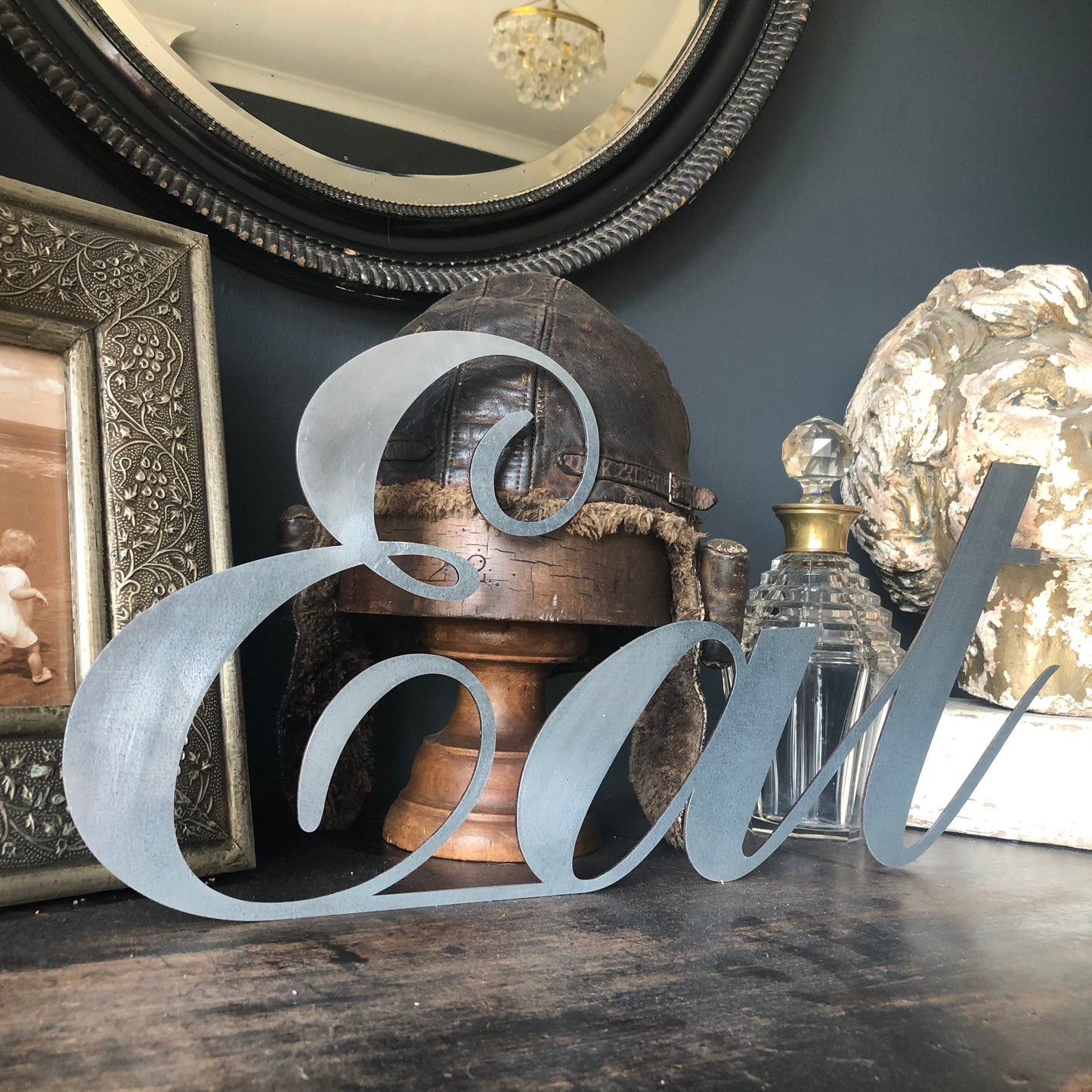 Galvanized Steel Metal Eat Wall Decoration.