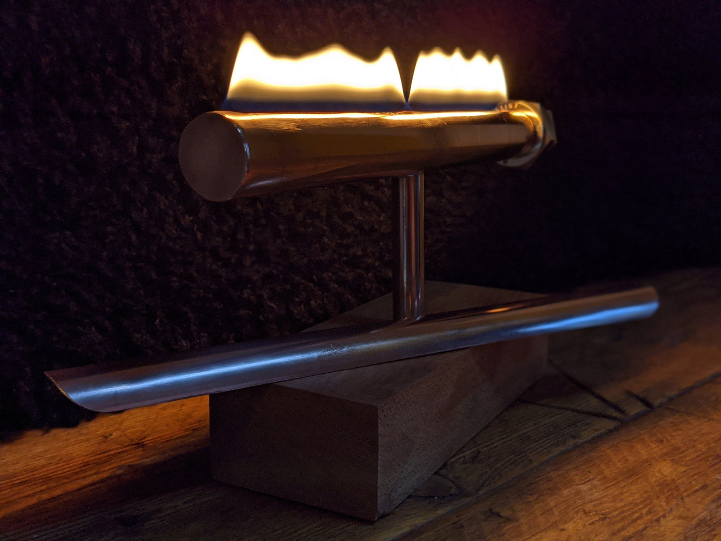 Outdoor table top oil burner