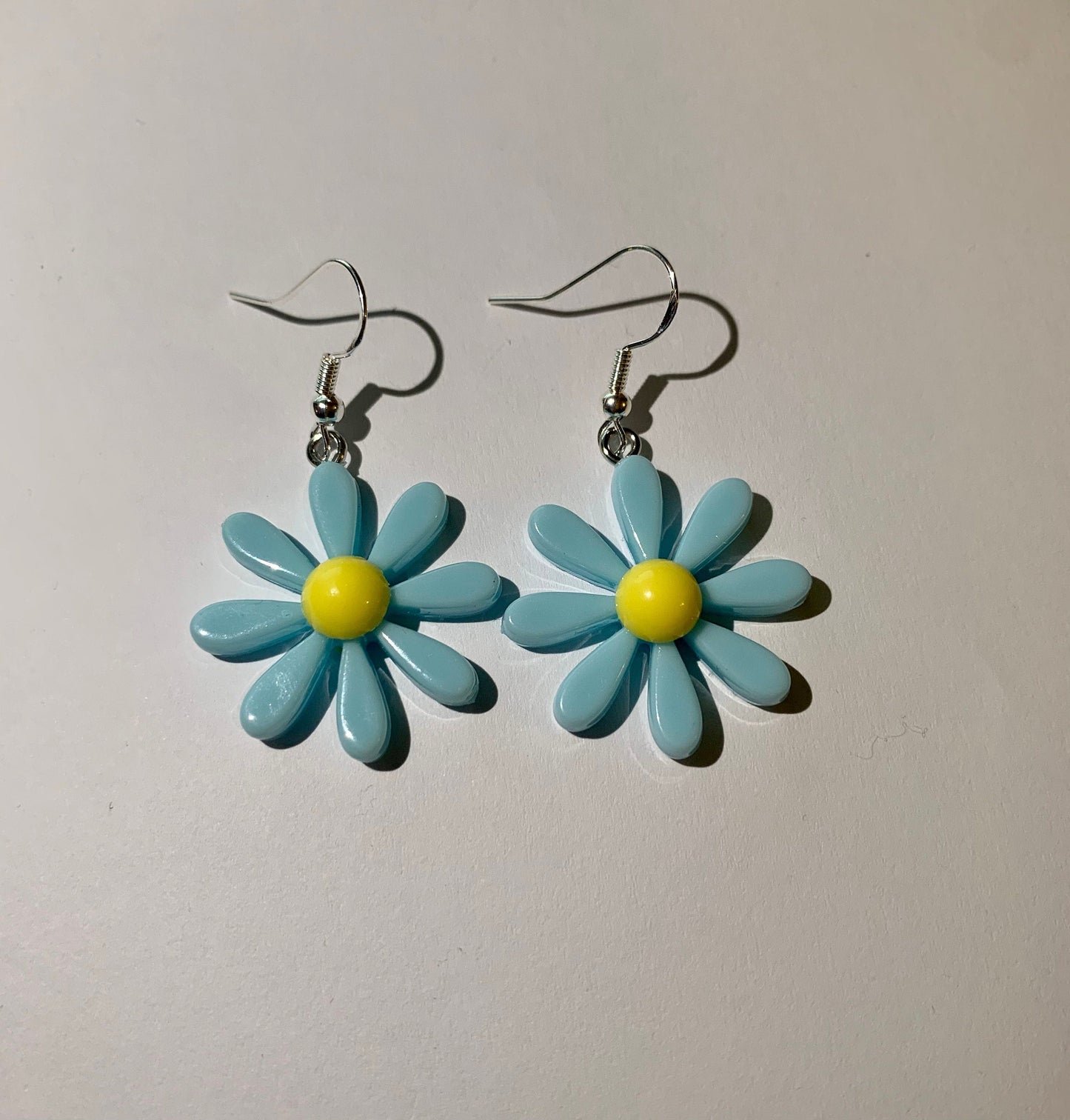 Colourful daisy flower earrings