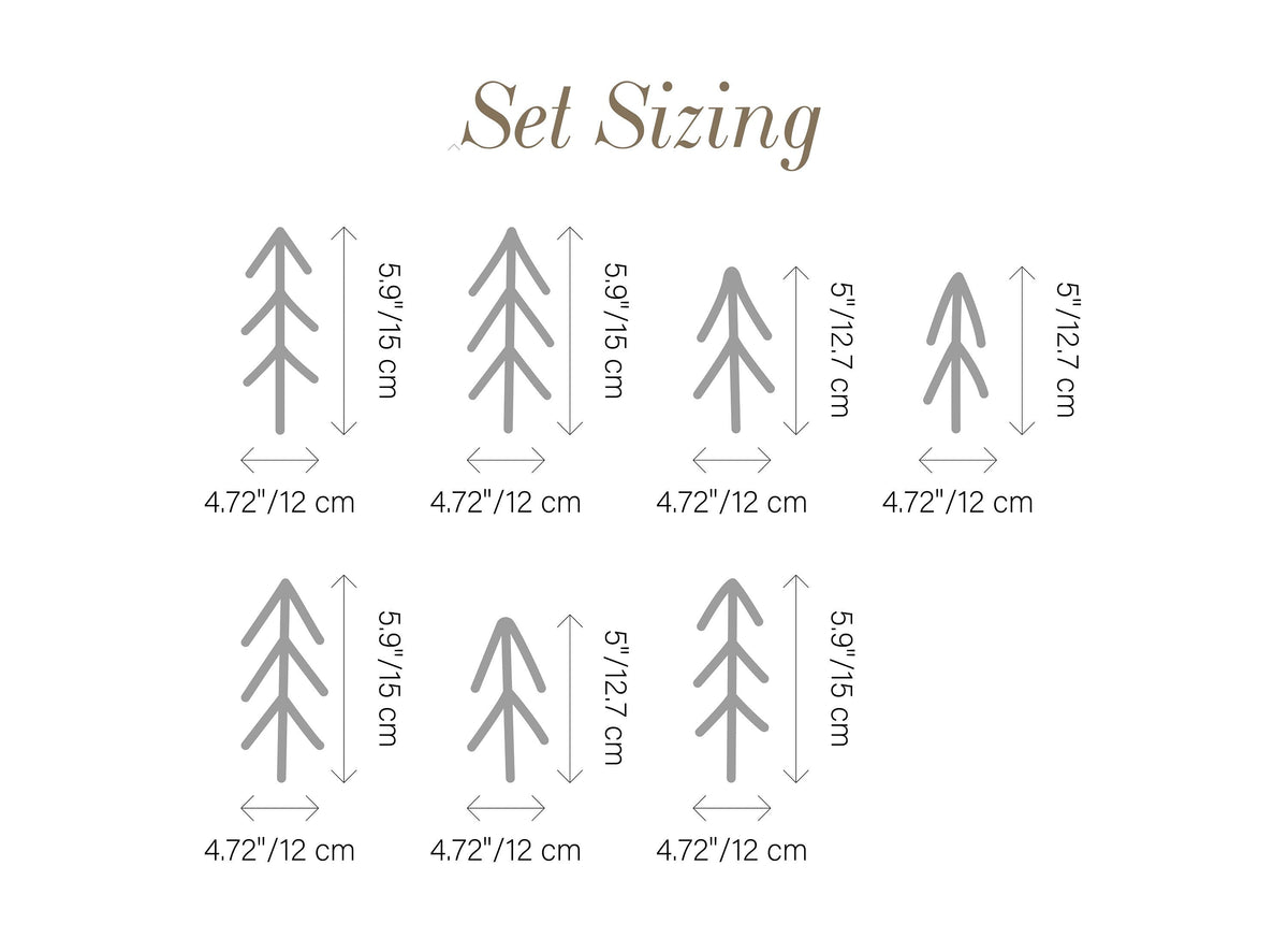 Peel and Stick Tree Decals for Kids' Rooms Removable and Reusable Wall Stickers for Nursery and Playroom Decor