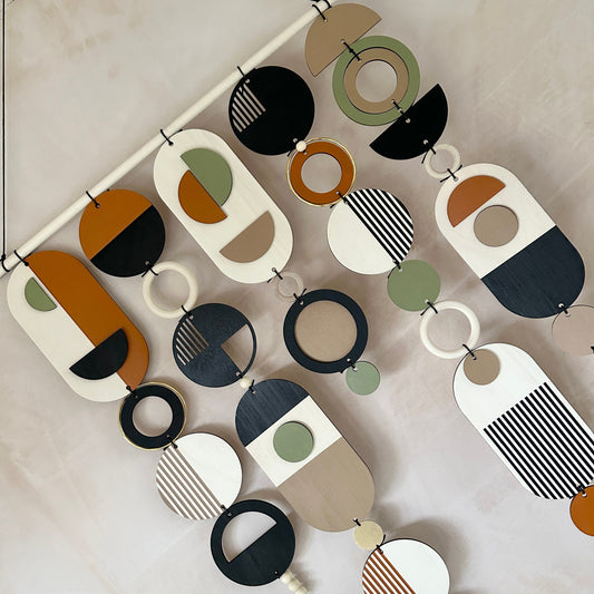 Original Wall Art - Geometric Artwork - Minimal Home Decor - Mid-Century Decor- Large Centre Piece Art - Big Wall Tapestry - Wall Sculpture