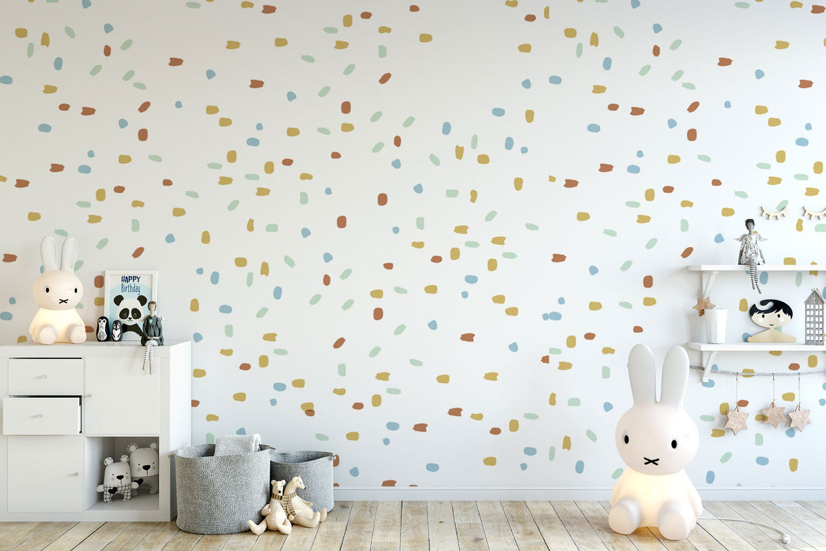 Irregular shape dots 190 Five Colour Stickers