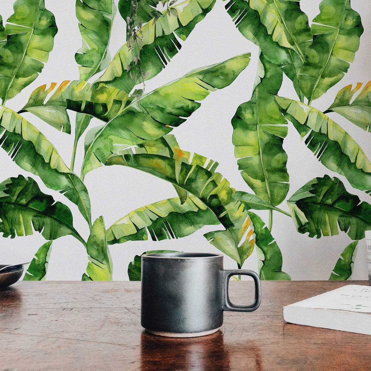 Banana Leaf Wallpaper | Peel and Stick or Traditional