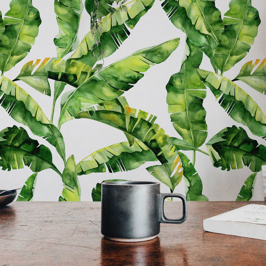 Banana Leaf Wallpaper | Peel and Stick or Traditional