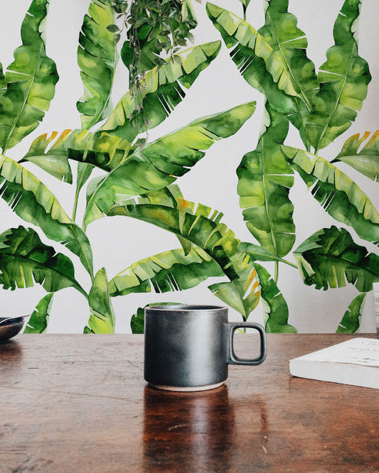 Banana Leaf Wallpaper | Peel and Stick or Traditional