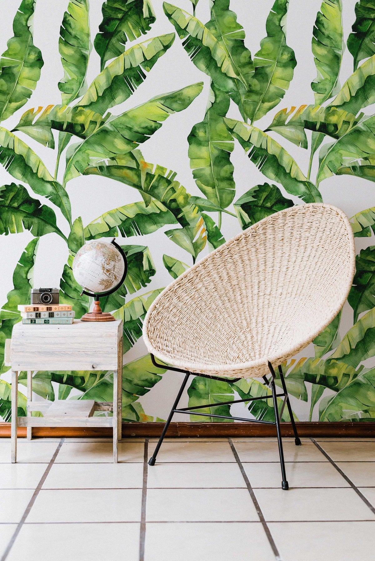 Banana Leaf Wallpaper | Peel and Stick or Traditional