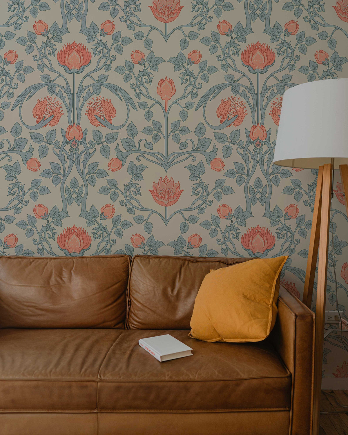 William Morris Vintage Flowers Wallpaper | Botanical Wall Mural | Peel and Stick or Traditional