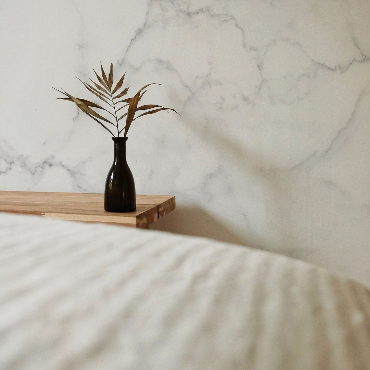 White Marble Wallpaper | Stone Texture Wall Mural | Marble Pattern Mural | Wall Murals | Peel and Stick or Traditional