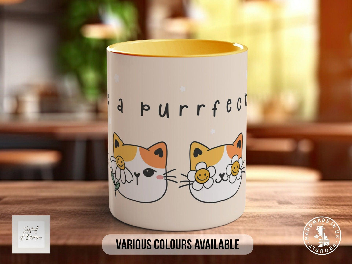Cute Have A Purrfect Day Cat Mug