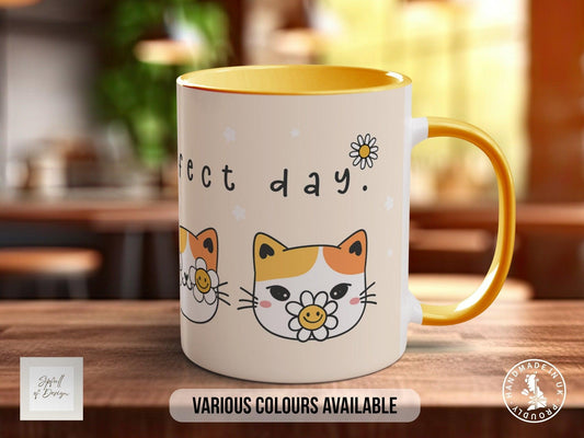 Cute Have A Purrfect Day Cat Mug