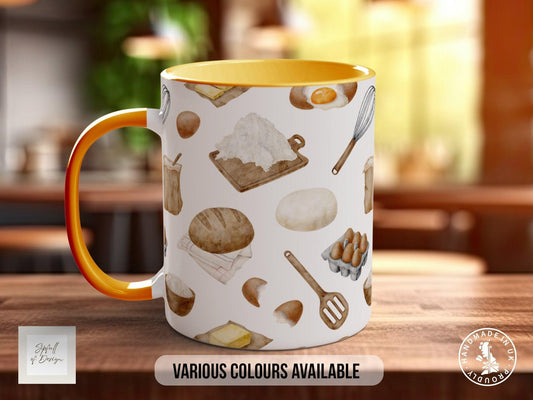 Baking Pattern Mug – Design J (Full Wrap)