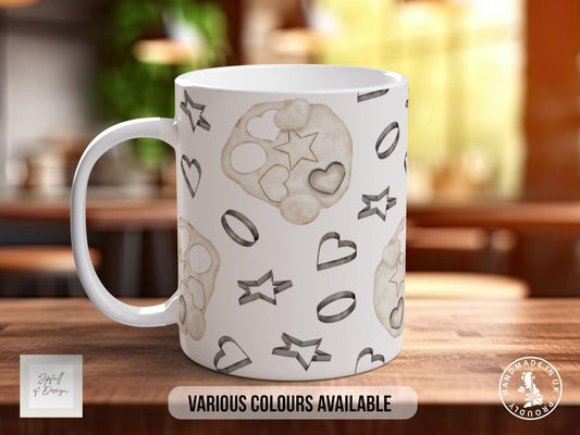 Baking Pattern Mug – Design F (Full Wrap)