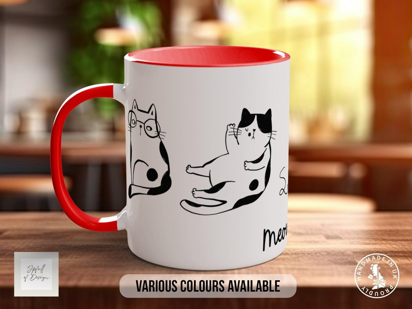 Cute Doodle Cats Mug