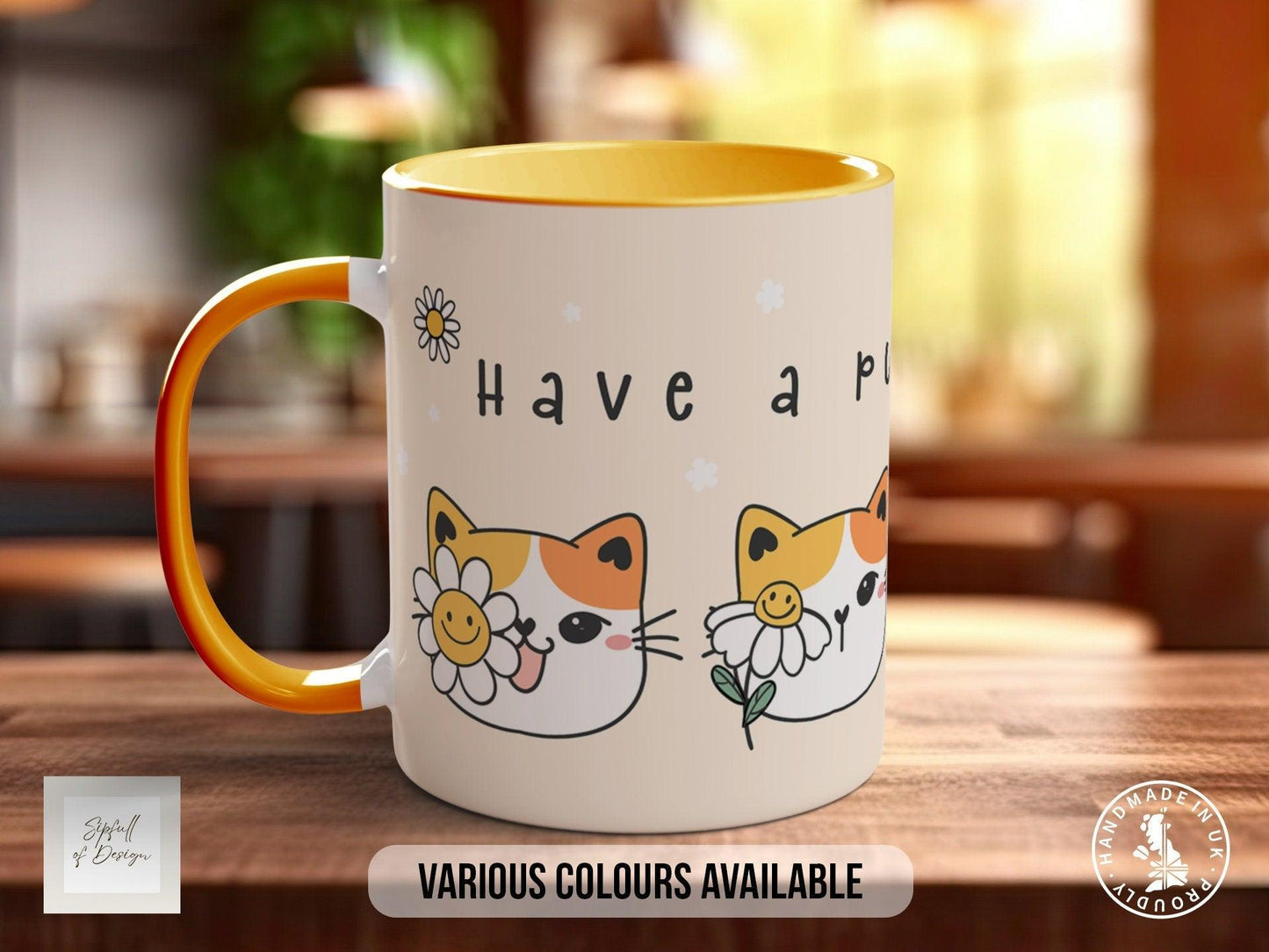 Cute Have A Purrfect Day Cat Mug