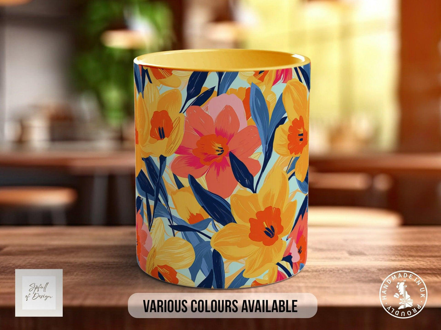 Birth Month Flowers Mug - March Daffodil -