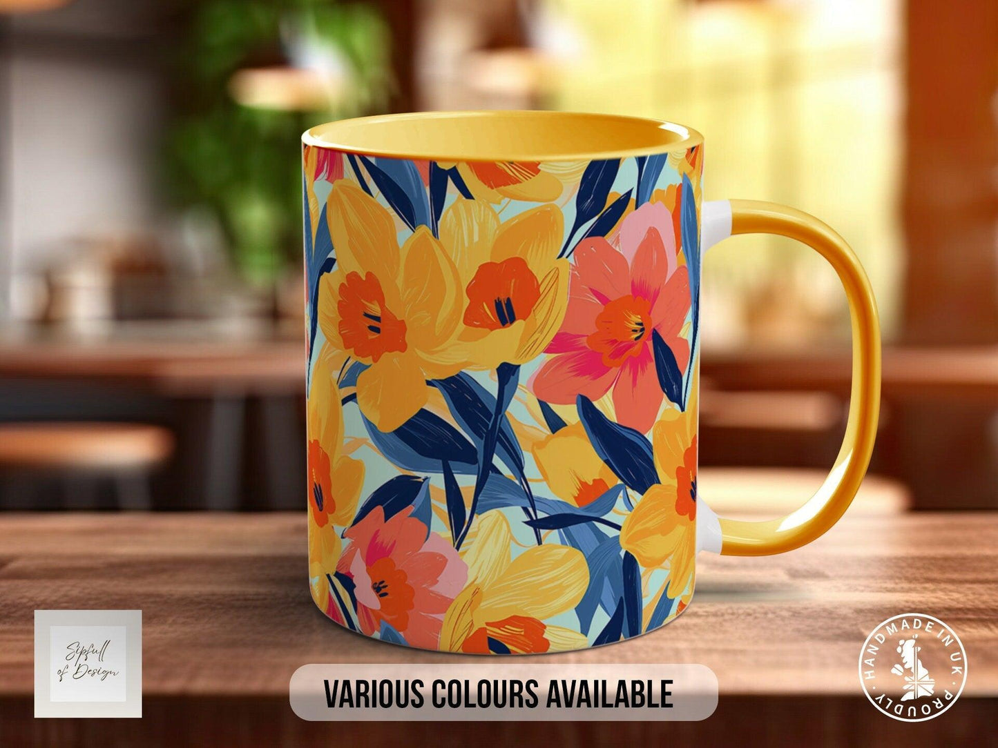 Birth Month Flowers Mug - March Daffodil -