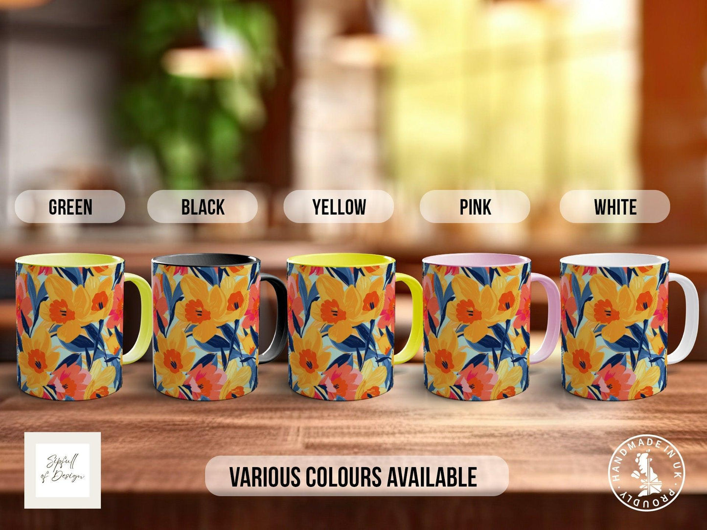 Birth Month Flowers Mug - March Daffodil -