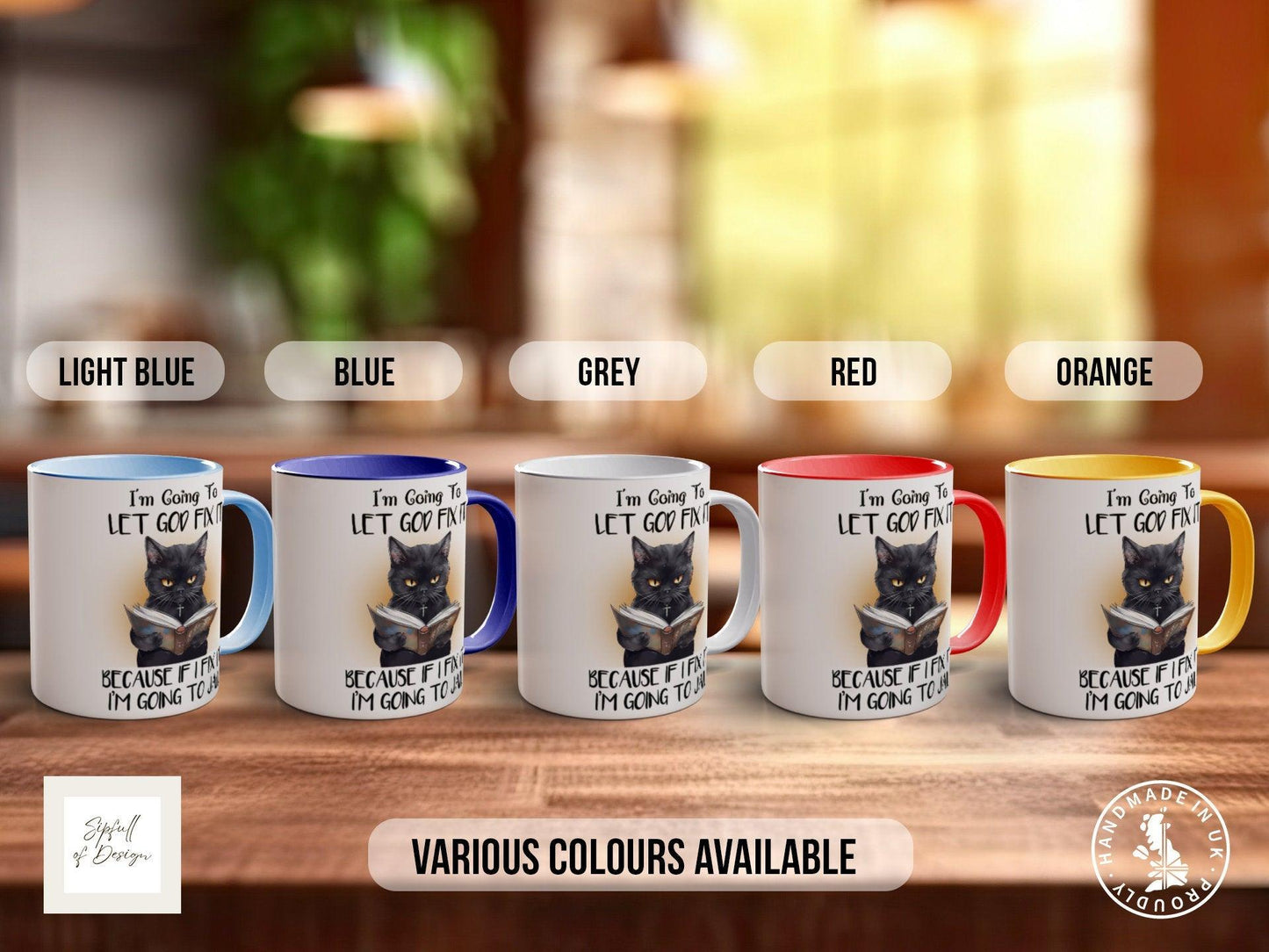 Funny Coffee Mug – Dishwasher Safe Ceramic Mug With Humorous Quote & Cat Theme