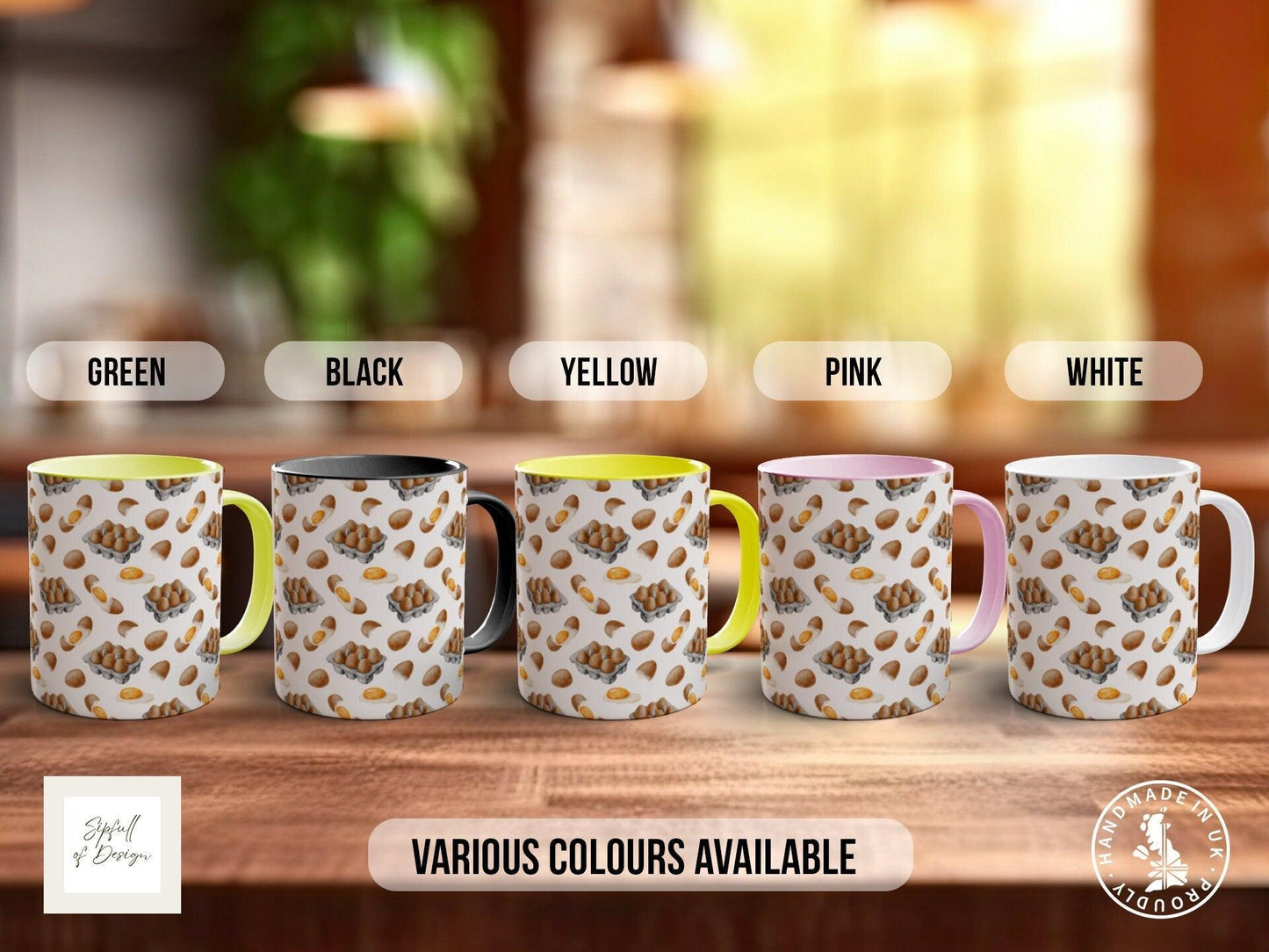 Baking Pattern Mug – Design I (Full Wrap)