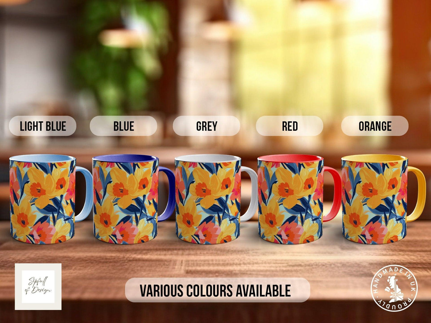 Birth Month Flowers Mug - March Daffodil -