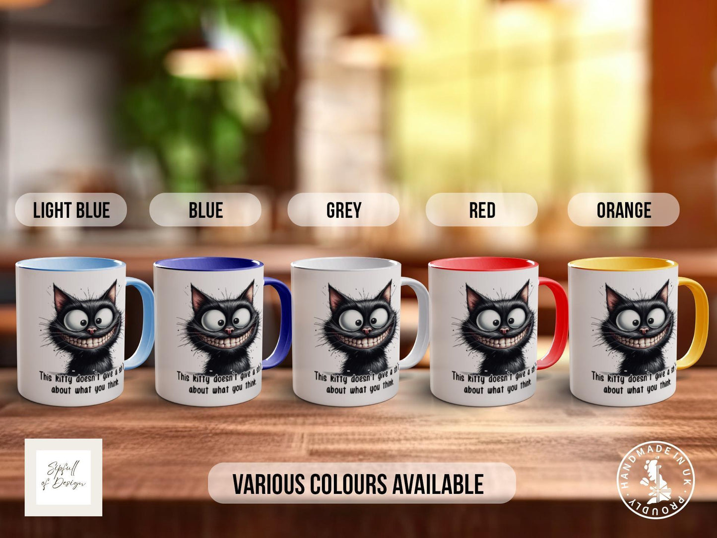 Funny Black Cat Mug