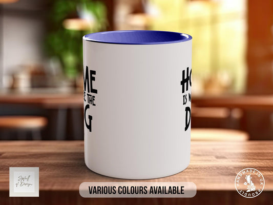 Dog Lover Mug – Handmade Ceramic Paw Print Coffee Mug | Dog Mum Gift, Dishwasher Safe