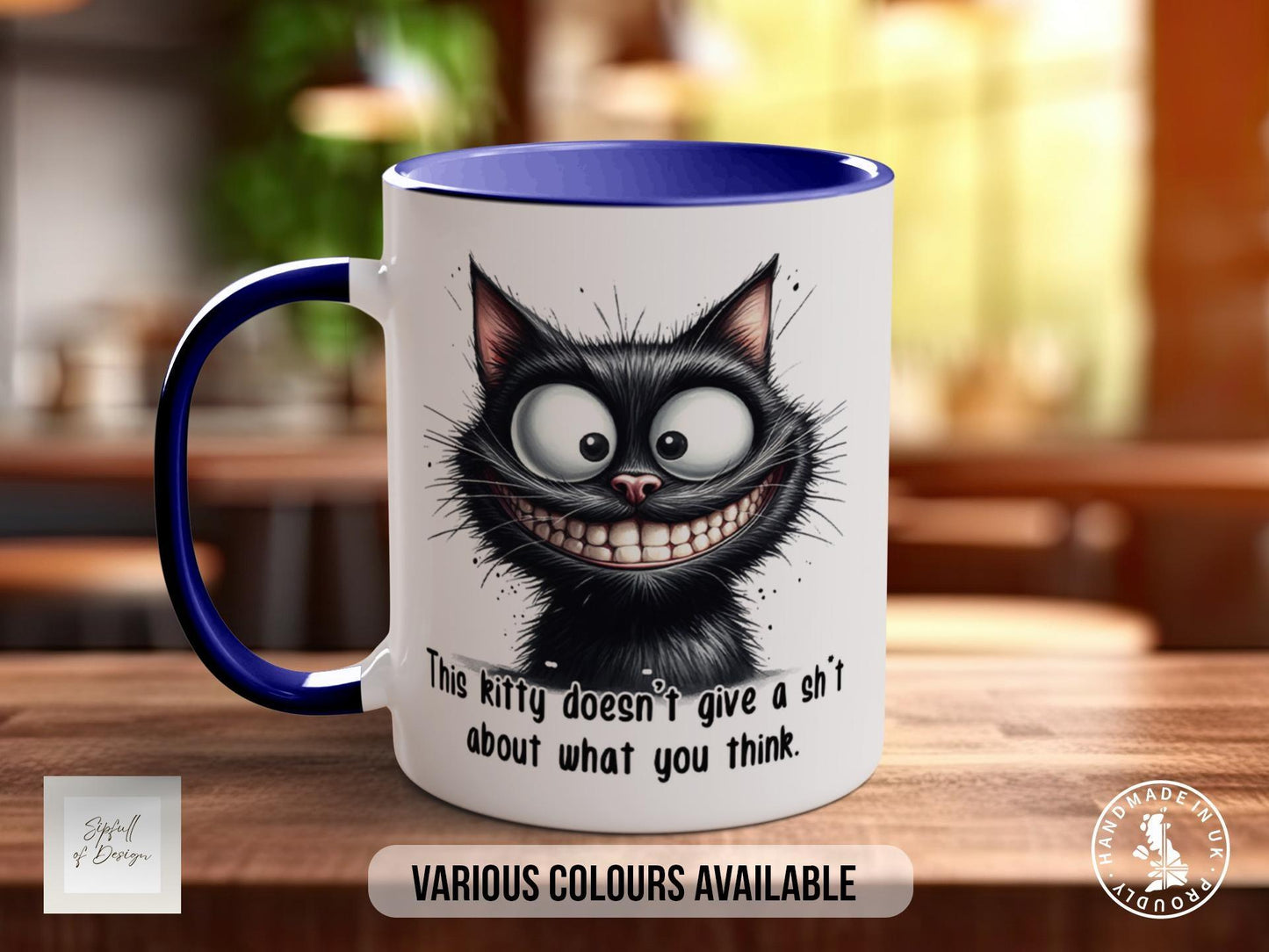 Funny Black Cat Mug