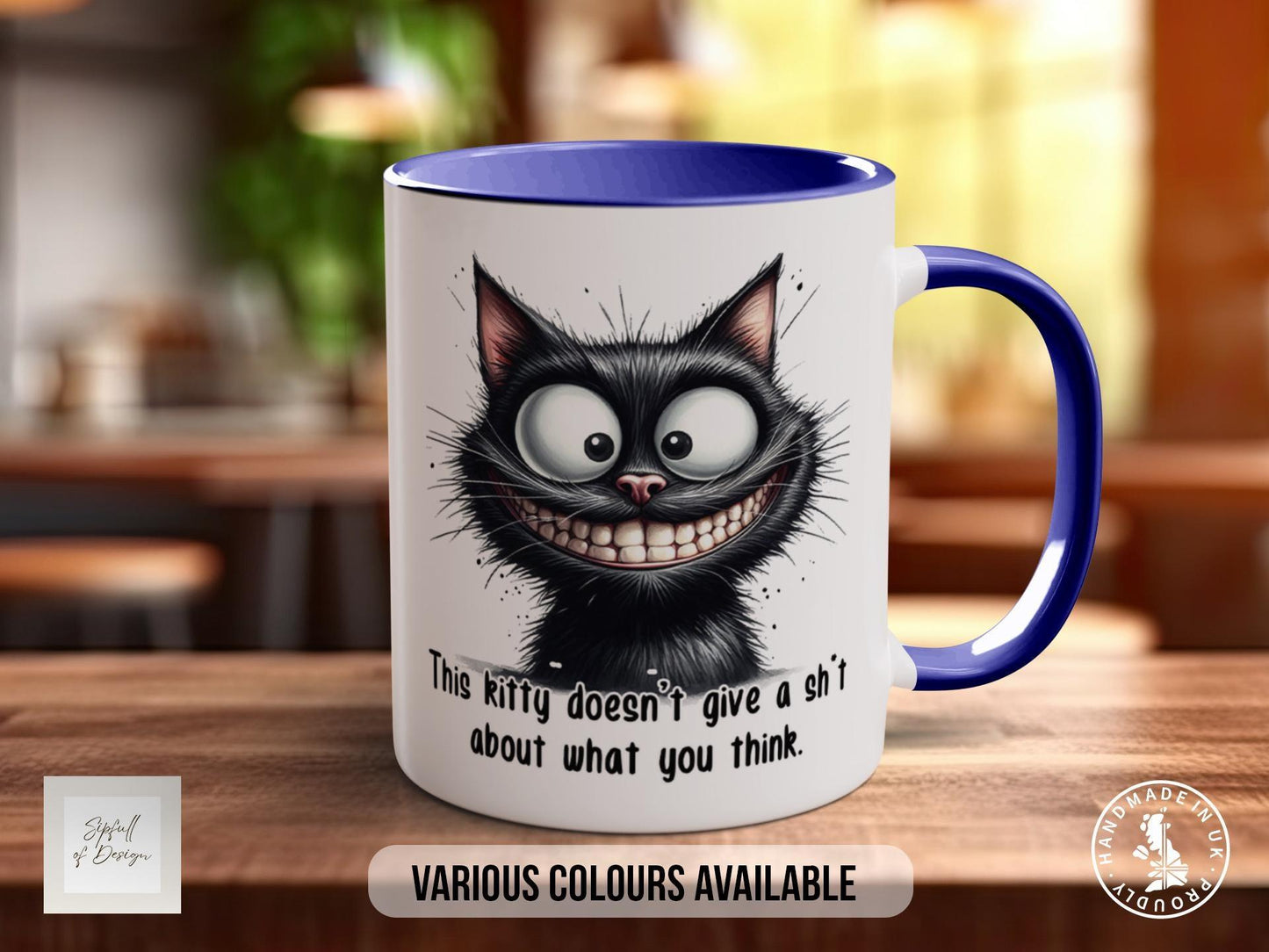 Funny Black Cat Mug