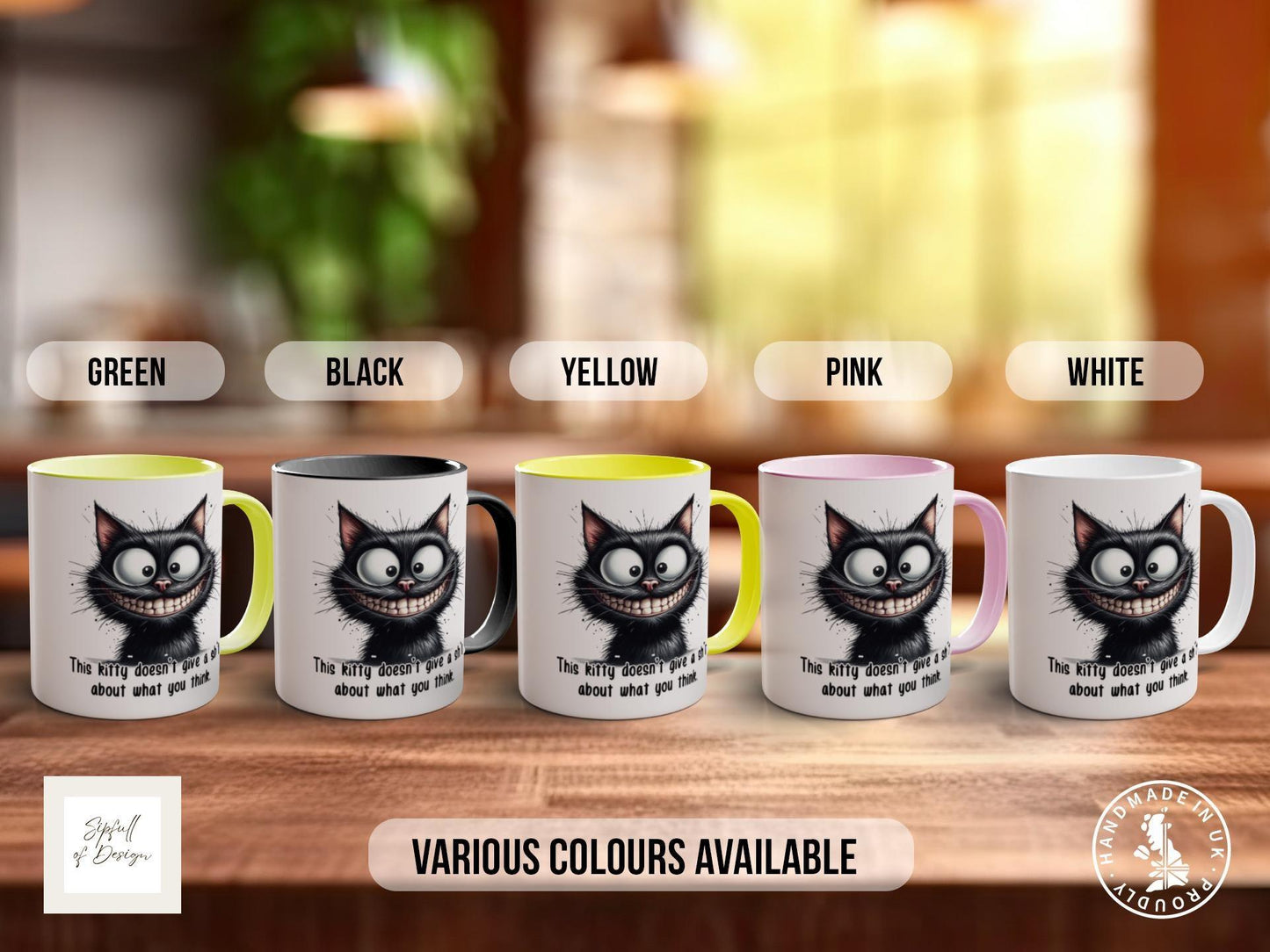 Funny Black Cat Mug