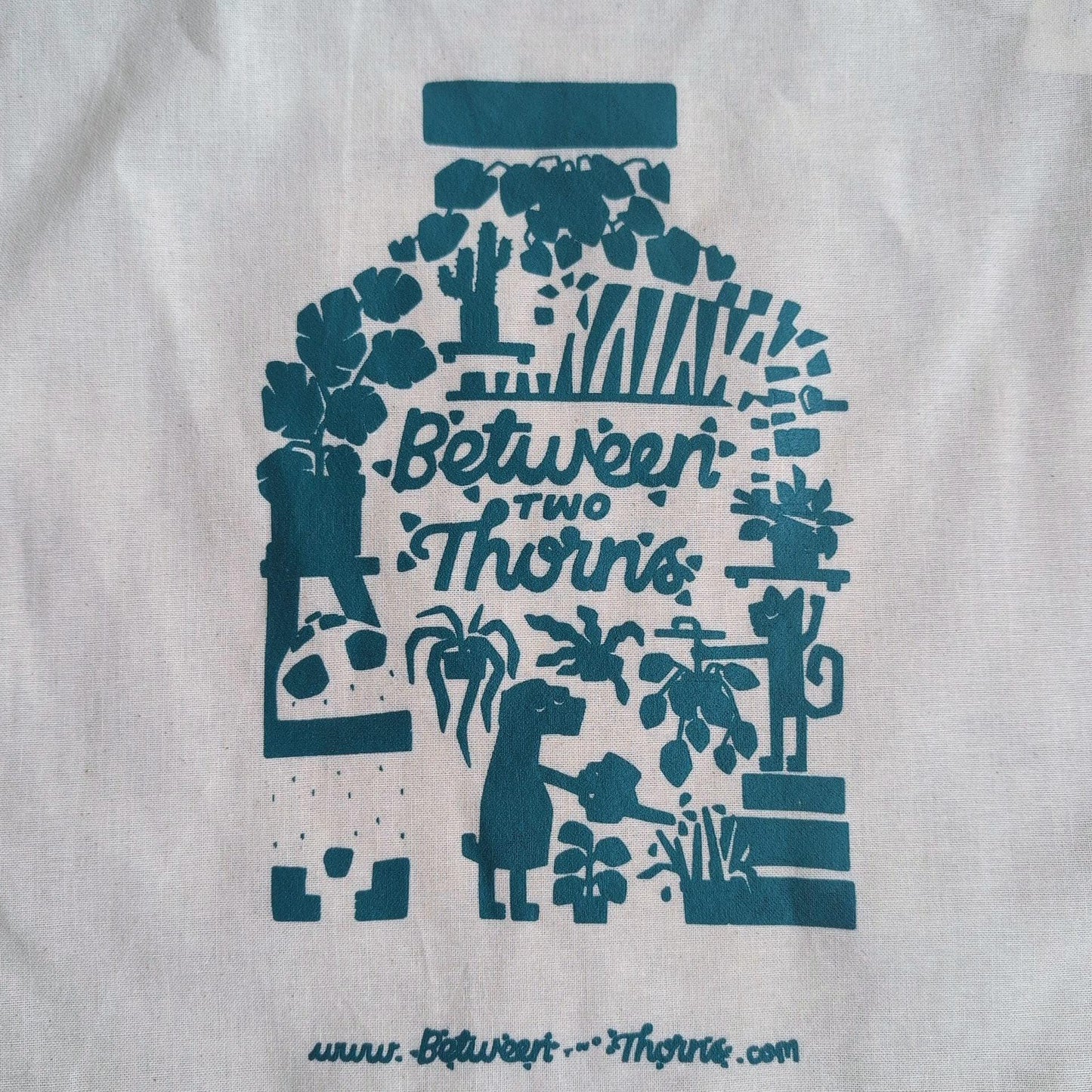 Between Two Thorns Cotton Tote Bag